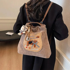 Canvas Bucket Backpack