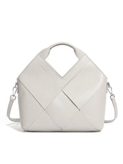 Woven Leather Crossbody Bag