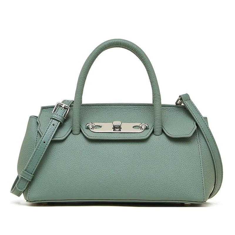 Mini Leather Top-Handle Bag