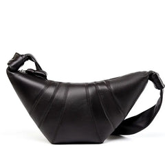 Crescent Leather Crossbody Bag