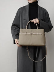 Spring–Summer Leather Work Bag