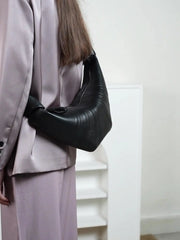 Crescent Leather Crossbody Bag
