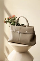 Spring–Summer Leather Work Bag