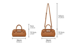 Mini Leather Top-Handle Bag