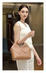 Woven Leather Crossbody Bag
