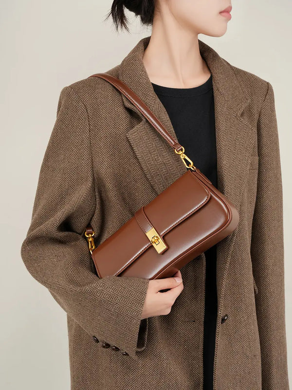 French Chic Leather Crossbody