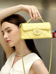 Quilted Mini Chain Flap Bag