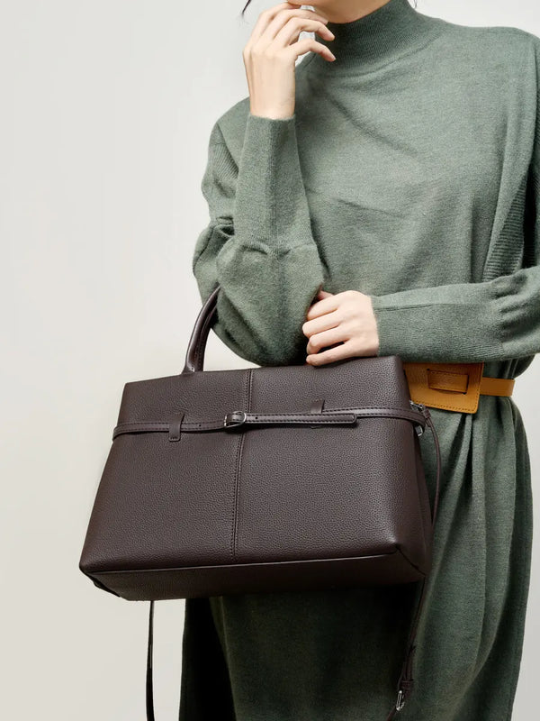 Spring–Summer Leather Work Bag