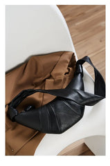 Crescent Leather Crossbody Bag