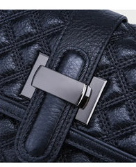 Quilted Leather Box Satchel
