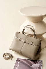 Spring–Summer Leather Work Bag