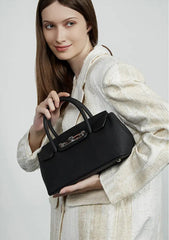 Mini Leather Top-Handle Bag