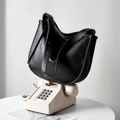 Languid Leather Crescent Hobo