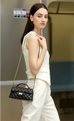 Quilted Mini Chain Flap Bag