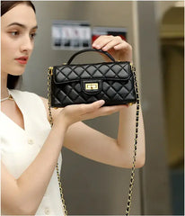 Quilted Mini Chain Flap Bag
