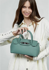 Mini Leather Top-Handle Bag