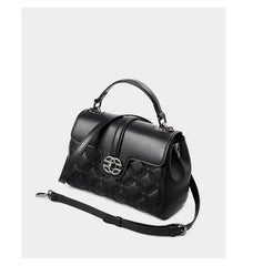 Quilted Leather Saddle Bag
