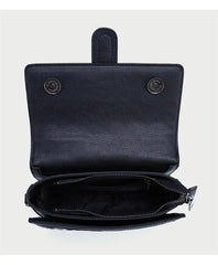 Quilted Leather Box Satchel
