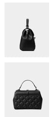 Quilted Leather Saddle Bag