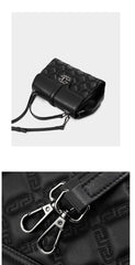 Quilted Leather Saddle Bag