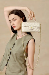 Quilted Mini Chain Flap Bag