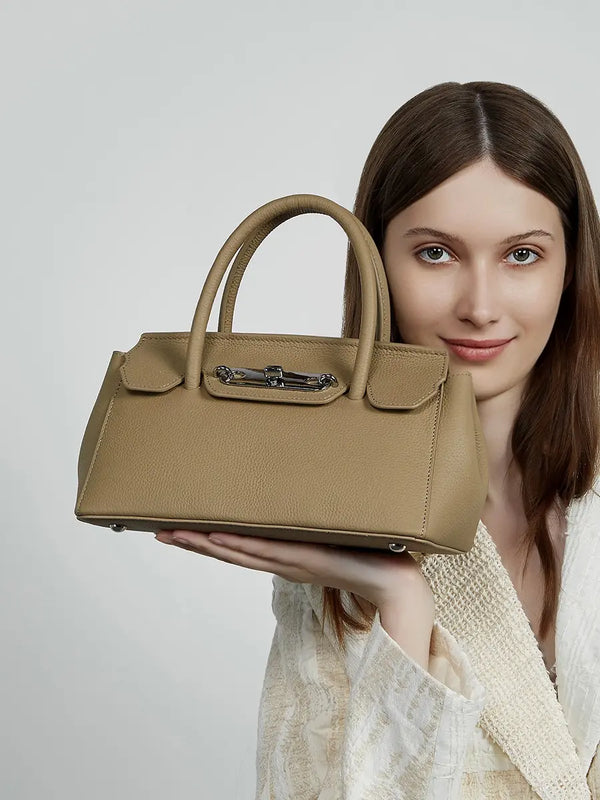 Mini Leather Top-Handle Bag