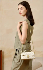Quilted Mini Chain Flap Bag