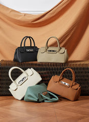 Mini Leather Top-Handle Bag