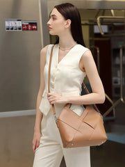 Woven Leather Crossbody Bag