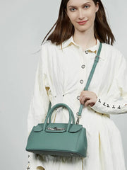 Mini Leather Top-Handle Bag