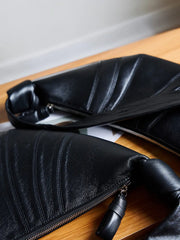 Crescent Leather Crossbody Bag