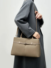 Spring–Summer Leather Work Bag