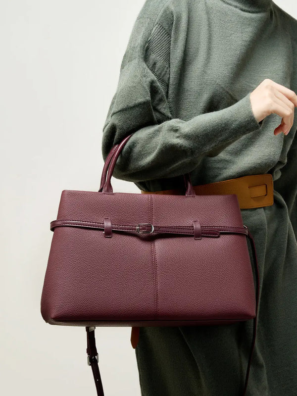 Spring–Summer Leather Work Bag
