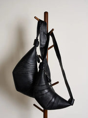 Crescent Leather Crossbody Bag