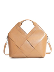 Woven Leather Crossbody Bag
