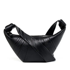 Crescent Leather Crossbody Bag