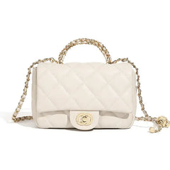 Mini Quilted Leather Chain Bag