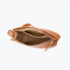 Languid Leather Crescent Hobo
