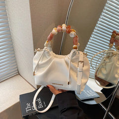 Beaded Handle Glossy Mini Bucket